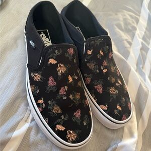 Vans Asher Floral slip ons